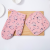 Factory Direct Sales Baking Microwave Oven Gloves Oven Heat Insulation Gloves Anti-Scald Cotton and Linen Floral Printed Thickening Gloves