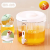 Cold Water Bottle with Faucet Large Capacity Summer Household Transparent Self-Service Juice Bucket Water Pitcher