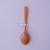 Vekoo Bamboo Factory Store Genuine Hotel Household Wooden Ladel Beech Tip Spoon 18*4.2:YX-7811