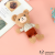 Plush Toy Cute Teddy Bear Keychain Doll Claw Machine Doll Bear Doll and Bag Decorative Ornaments Accessories