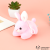 Cute Simulation Small Lying Rabbit Doll Plush Toy Little Bunny Mini Ankle Biter Doll Children Mascot Pendant