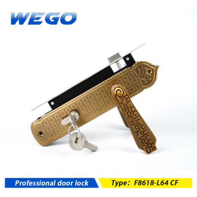 Best selling zinc alloy indoor high-quality European door lock 85mm