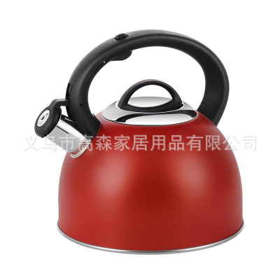 Hausroalnd Spot Stainless Steel Ball Color Whistle Kettle Household Gas Stove Induction Cooker Universal 3L