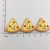 New Egg Pizza Dessert Cake Resin Simulation Small Size Candy Toy Children's Playground Toy House Accessories Wholesale