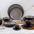 Danny Home Ceramic Bowl Plate Tableware Deep Dish Soup Plate Cup and Saucer Sets Japanese Nordic Marble Light Luxury 