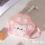 New Cartoon Cat-Paw Mug Cute Ceramic Cup Straw Cup