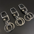 Boya 6032 Keychain Alloy Key Ring Simple Double Ring Big Buckle Cross-Border Southeast Asia Middle East Africa Hot Sale Products