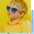 Kids Sunglasses Glasses Factory Fashion Boys and Girls Sun-Resistant Sunglasses Baby Sunglasses Children's Glasses 6128