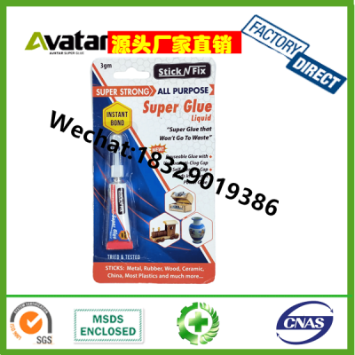 502 Super Glue 3G Stick Fix Super Strong All Purpose Super Glue