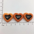 Mini Heart-Shaped Cherry Salad Bread Biscuit Resin Simulation Small Candy Toy Children Play House Playground Accessories