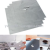 Hot Sale4Piece/Teflon Heat Resistant Barbecue Mat Silver27*27cmThickness0.11