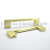 Double Hole Handle Golden Cabinet Handle Customizable Light Chrome Furniture Handle