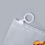 Cartoon Astronaut File Bag Spaceman Zipper Stationery Storage Bag Student Transparent Waterproof Paper File Folder