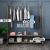 Light Luxury Clothes Rack Household Floor Coat Rack Balcony Clothes Rack Bedroom Internal Net Red Single Rod Simple Clothes Rack