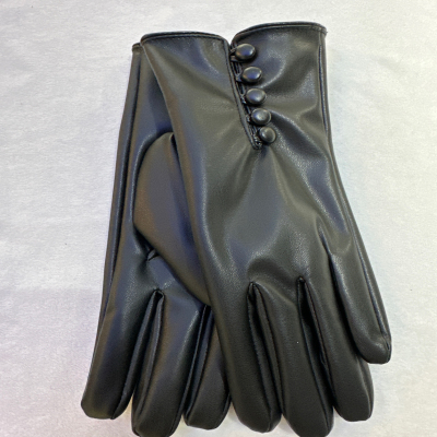 A Pair of 5 Button Pu Gloves