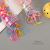 Korean Cartoon Barrel Children's Small Rubber Band High Elastic Continuous Disposable Hair Band Does Not Hurt Hair Rope Female Mixed Color Hair Accessories