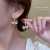 Sterling Silver Needle High-Grade Bow Sweet Earrings Women's New Special-Interest Design Elegant French Pearl Earrings Fashion
