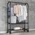 Light Luxury Clothes Rack Household Floor Coat Rack Balcony Clothes Rack Bedroom Internal Net Red Single Rod Simple Clothes Rack