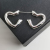 2022 Fashionable Simple Sterling Silver Needle Earrings for Women + New Elegant Irregular Internet Celebrity Frosty Style Earrings Trendy