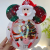 Christmas Headband Children's Hair Accessories Bracelet Candy Santa Snowman Girl Headdress Belt Sugar