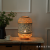 Chinese Style Handmade Woven Lamp Bamboo Lantern Iron Lamp Personalized B & B Leaves Hollow out Decorative Crafts