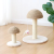 Small Mushroom Shape Cat Climbing Frame Cat Climber Column with Mouse Sisal Cat Scratch Board Cat Toy