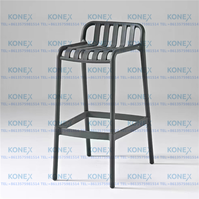 Plastic High Chair Small Apartment Home Bar Stool Internet Celebrity Designer High Chair Simple Outdoor a High Stool