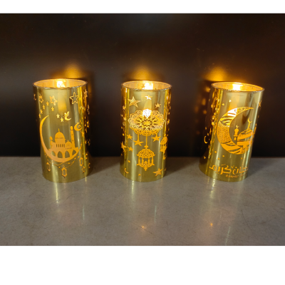 Ramadan Electroplating Laser with Cup Bullet Candle
