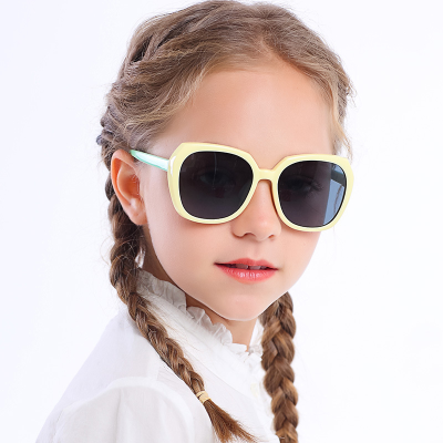 Kids Sunglasses Factory Silicone Polarized Glasses Sunglasses Baby Big Frame Children Sunshade Primary  Kid's Eyewear