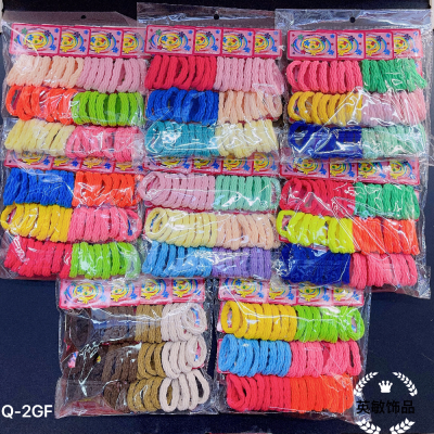 Foreign Trade Cross-Border High Elastic Towel Ring Factory Direct Sales Hair Accessories Seamless Hair Rope