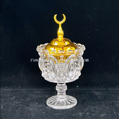 New Metal Crystal Incense Burner Middle East Style Home Decoration Gift Crafts H058