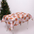 Christmas Tablecloth Decoration Amazon Cross-Border Hot Selling Christmas Printed Tablecloth Table Cloth Factory Direct Sales