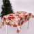 Christmas Tablecloth Decoration Amazon Cross-Border Hot Selling Christmas Printed Tablecloth Table Cloth Factory Direct Sales