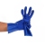 Shandong Gaomi Factory Direct Sales: 27cm Polyester PVC Blue Frosted Oil-Resistant Non-Slip Working Gloves