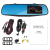 Rearview Mirror 4.3-Inch HD Car DVR Dual Lens Front and Rear Double Recording Parking Surveillance Recorder