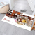 Spice Series Crystal Velvet Floor Mat Living Room and Bathroom Absorbent Non-Slip Mat Door Mat Long Rug