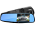 Rearview Mirror 4.3-Inch HD Car DVR Dual Lens Front and Rear Double Recording Parking Surveillance Recorder