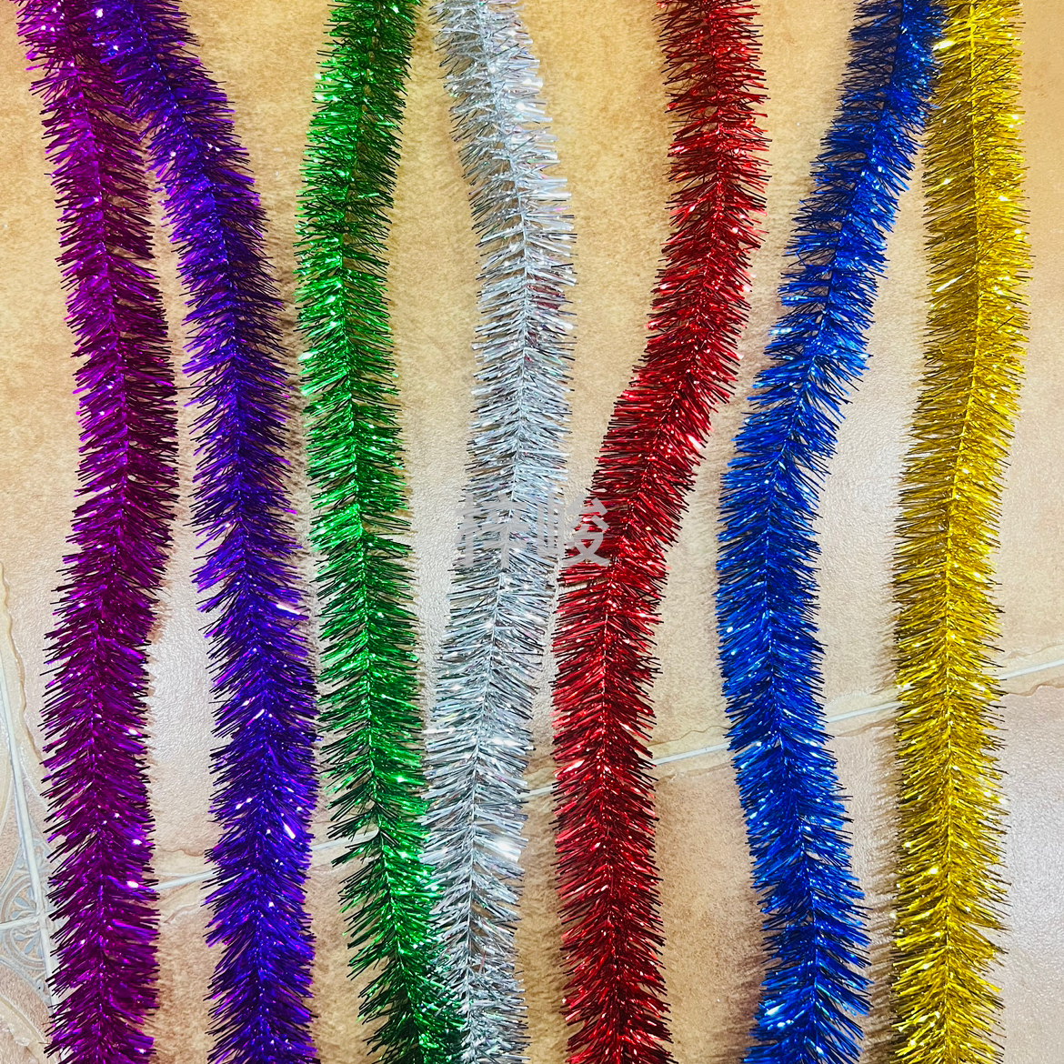 小毛条  圣诞彩条  派对配件装饰