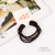 Mori Girl Brown Simple Graceful Cute Hair String Korean Hair Ring Personality Leather Case Ponytail Rubber Band Hair Rope Fresh