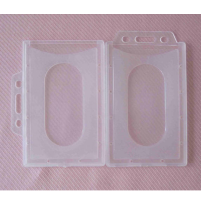 Transparent Hard Plastic ID Card Holder Work Card Sets Bank Card Holder
