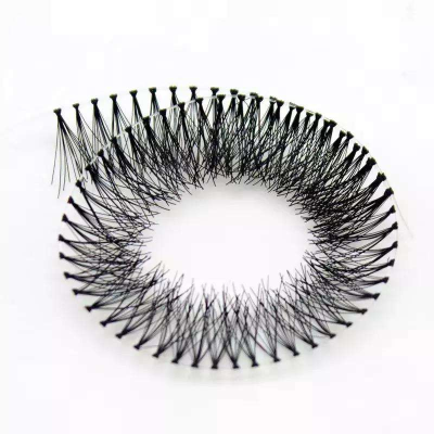 Foreign Trade Cross-Border Hot Melt Chicken Claw Hair Grafting False Eyelashes Three-Dimensional Thick Curl in Stock Wholesale Chicken Claw Hair