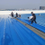 Supply Blue Self-Adhesive Waterproofing Membrane Colored Steel Tile Roof Water Resistence and Leak Repairing Material Roof Waterproof Coiled Material