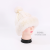 Women's Woolen Cap Autumn and Winter Plush Sleeve Cap Fashionable Warm Student's Hat Cold-Proof Knitted Hat Big Fur Ball Elastic
