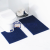 Cross-Border Supply Water-Absorbing Non-Slip Mat European-Style Simple Plain Long Wool Chenille Blanket Bathroom Two-Piece Set