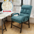 Quality Single Sofa Fabric Folding Lazy Sofa Band Pedal Lunch Break Chair Living Room Bedroom Folding Backrest Recliner