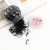Japanese and Korean Disposable Rubber Band Thickened Strong Pull Children's Black Hair Ring Headdress Pumpkin Bottle Colored Hair Band Manufacturer