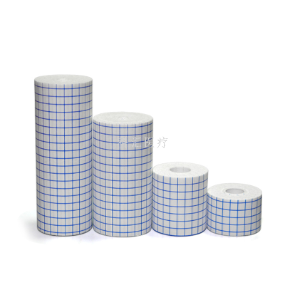 Blue Grid Spunlace Non-Woven Fabric 10 M/Roll Mesh Paper Spunlace Non-Woven Fabric Breathable Tape Breathable
