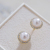 Yunyi Decorated Home High-Grade round Zircon Pearl Stud Earrings Gold Plated in Stock Wholesale Factory Direct Sales