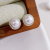 Yunyi Decorated Home High-Grade round Zircon Pearl Stud Earrings Gold Plated in Stock Wholesale Factory Direct Sales