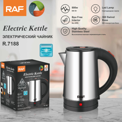 Small Household Appliances Wholesale Electric Kettle Double Stainless Steel Electric Kettle Anti-Scald Electric Kettle One Piece Dropshipping Gift
